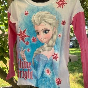 Shine Bright Disney Frozen Girls Long Sleeve Shirt